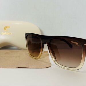 Authentic CARRERA Black and Brown Gradient Sunglasses - New with Packaging